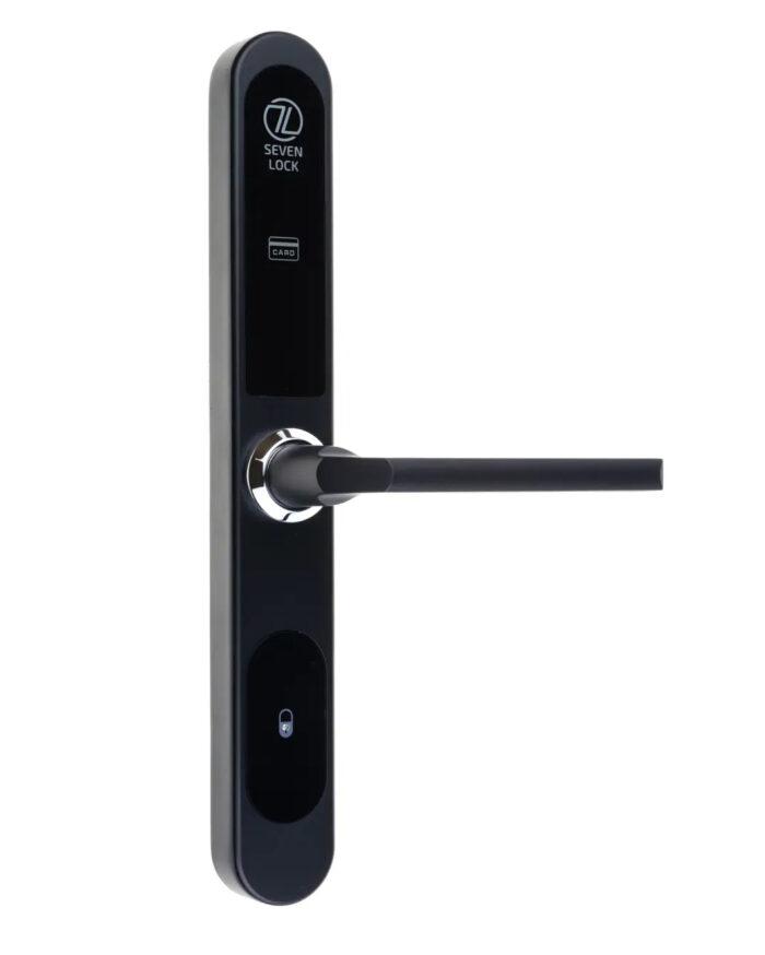 Електронний RFID замок для офісів SEVEN LOCK SL-7737S black ID MF