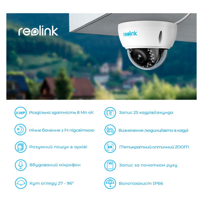 IP-камера з PoE Reolink RLC-842A