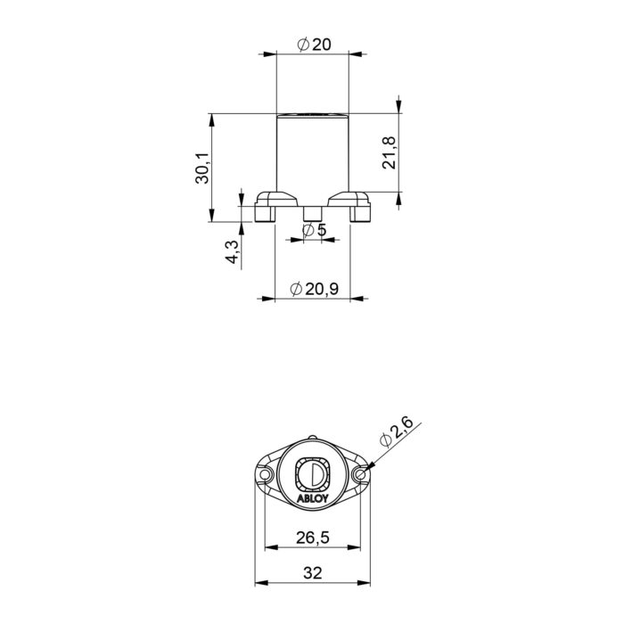 Циліндр ABLOY SC610