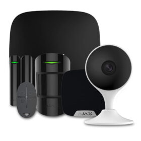 Ajax StarterKit + HomeSiren black + Wi-Fi камера 2MP-C22EP-A - Інтернет-магазин Locksmith