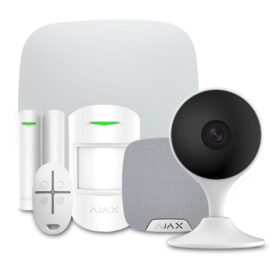 Комплект сигналізації Ajax StarterKit + HomeSiren white + Wi-Fi камера 2MP-C22EP-A - Інтернет-магазин Locksmith